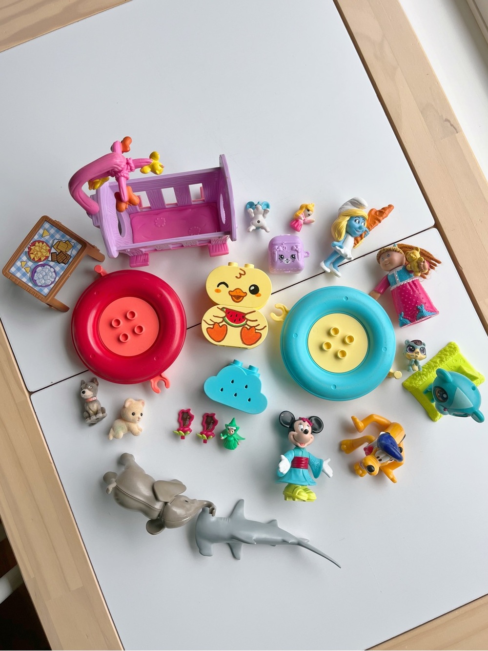 ✨2 for 10$✨ Toy Figures - Lego Duplo, Cabbage Patch, Smurf, Princess, Minnie